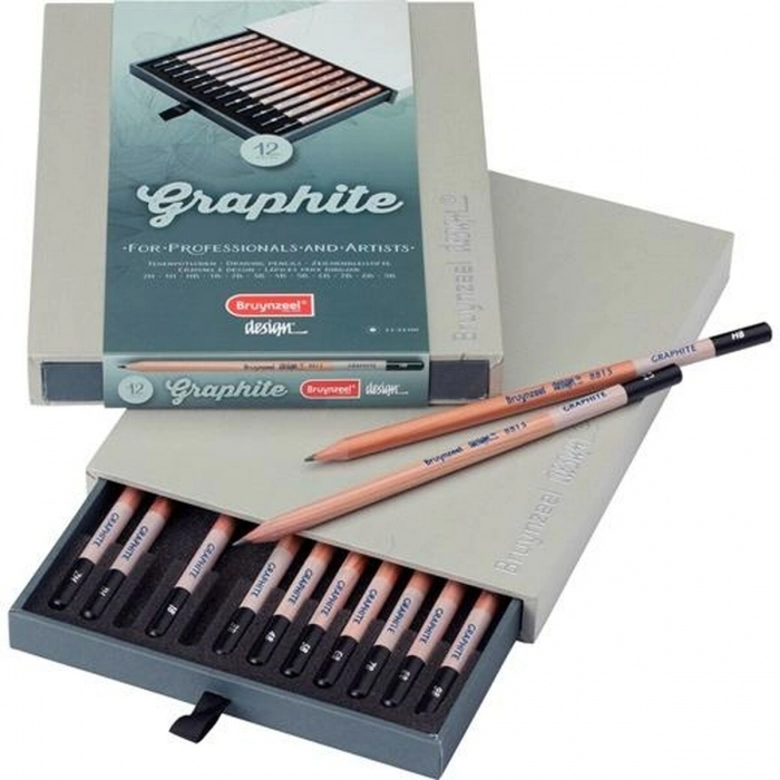 Set de Lápices Talens Bruynzeel Graphite Design 12 Piezas Set de Lápices Talens Bruynzeel Graphite Design 12 Piezas