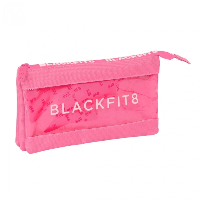 Portatodo Triple BlackFit8 Glow up Rosa (22 x 12 x 3 cm)