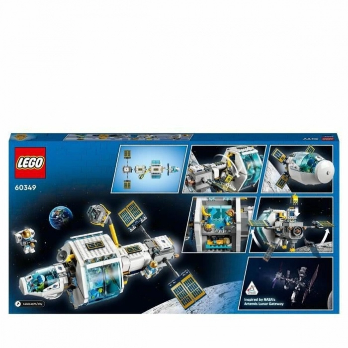 Playset Lego 60349 City Lunar Space Station, NASA-Inspired (500 Piezas) Playset Lego 60349 City Lunar Space Station, NASA-Inspired (500 Piezas)
