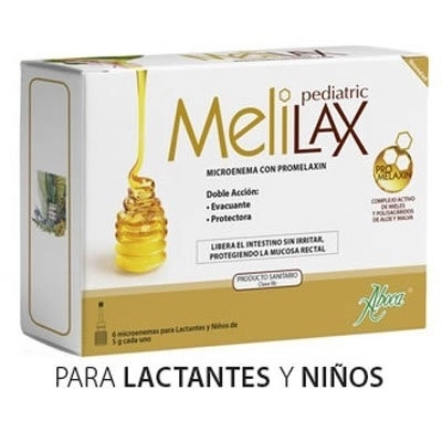 Melilax pediatric microenemas 5 g 6 unidades Melilax pediatric microenemas 5 g 6 unidades