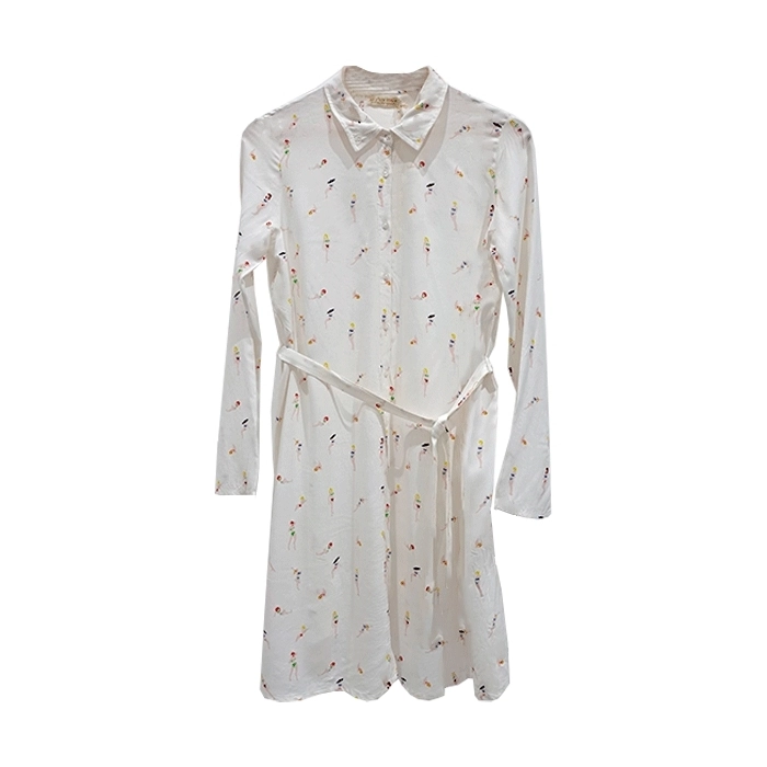Vestido Camisero Maelle Crudo Vestido Camisero Maelle Crudo