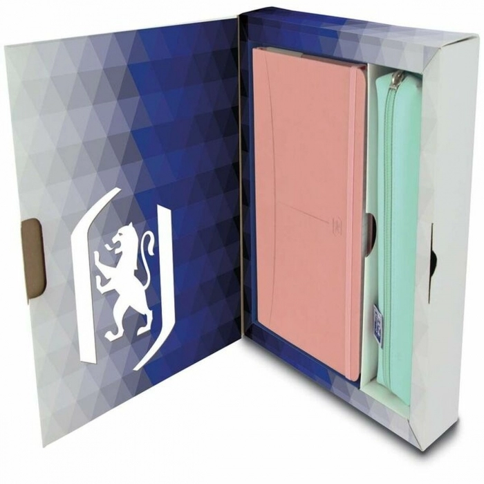 Set de Regalo Oxford Executive Estuche Multicolor Pastel Libreta