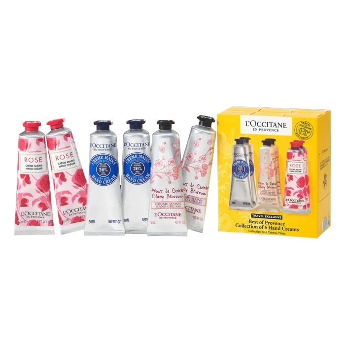 Set Travel Best of Provence Collection of 6 Hand Creams Set Travel Best of Provence Collection of 6 Hand Creams