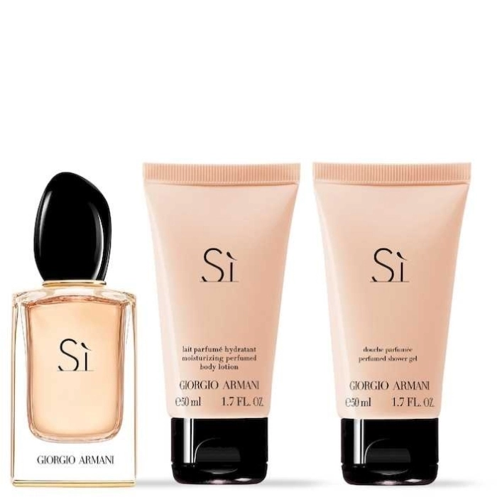 Set Sí 50ml + Shower Gel 50ml + Body Lotion 50ml Set Sí 50ml + Shower Gel 50ml + Body Lotion 50ml