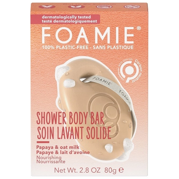 Shower Body Bar Papaya & Oat Milk Shower Body Bar Papaya & Oat Milk
