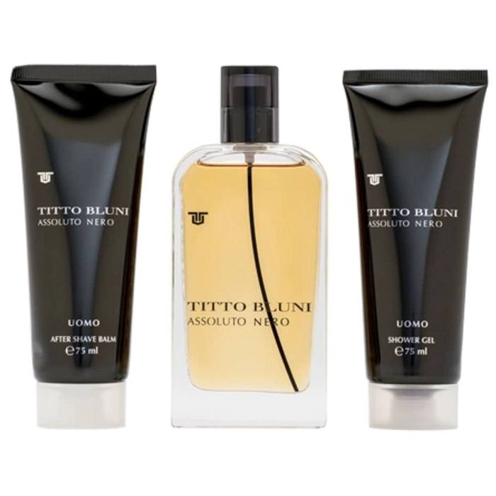 Set Assoluto Nero Uomo 75ml + After Shave 75ml + Gel 75ml Set Assoluto Nero Uomo 75ml + After Shave 75ml + Gel 75ml