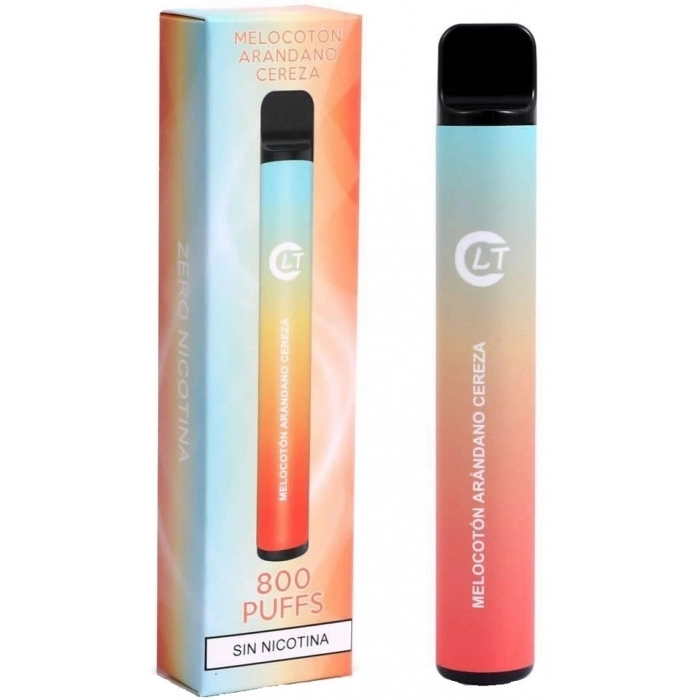 Vaper Sin Nicotina Melocotón, Arándano y Cereza 800 Caladas Vaper Sin Nicotina Melocotón, Arándano y Cereza 800 Caladas