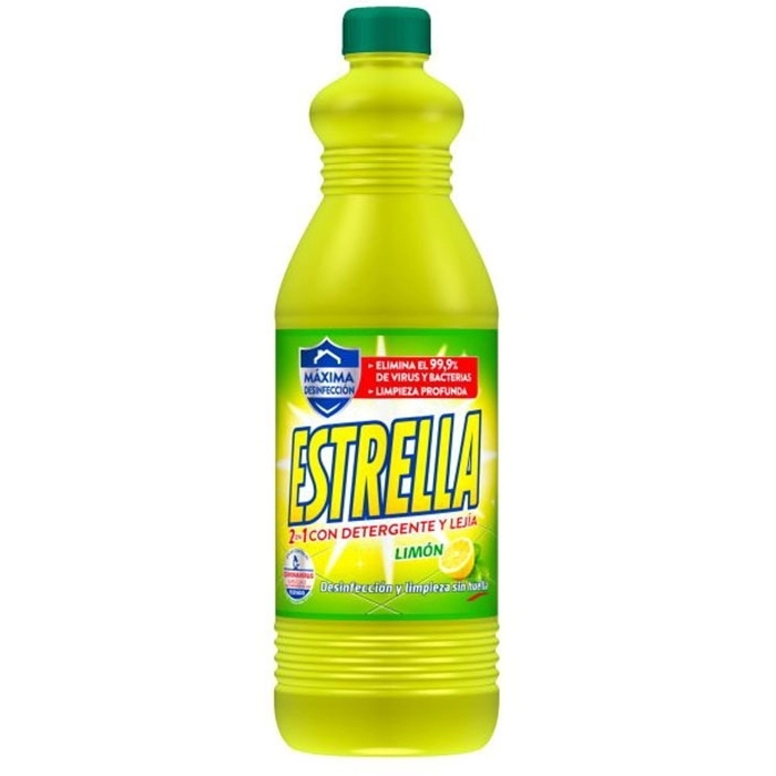 Lejía con Detergente 2 en 1 Limón Lejía con Detergente 2 en 1 Limón