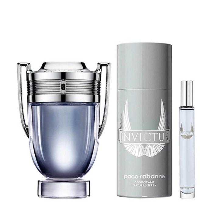 Set Invictus 100ml + Desodorante 150ml + 10ml