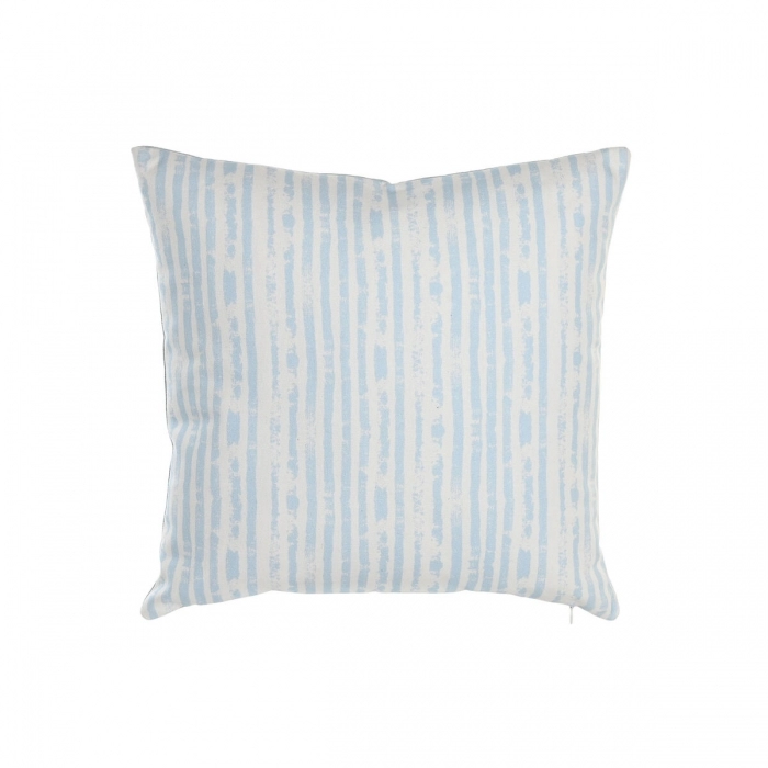 Cojín DKD Home Decor Rayas Azul Blanco Mediterráneo (45 x 15 x 45 cm)