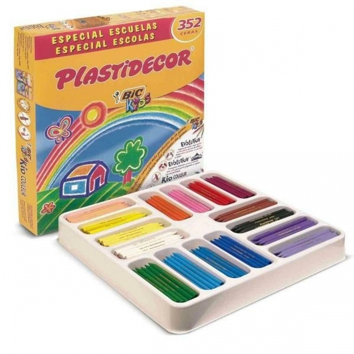 Ceras de colores Plastidecor Kids Caja 352 Unidades Ceras de colores Plastidecor Kids Caja 352 Unidades