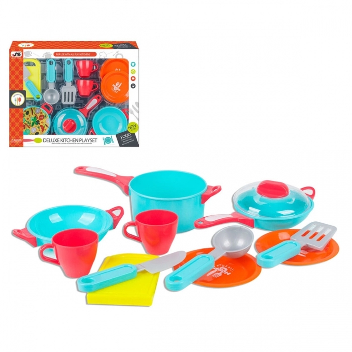 Set utensilios de cocina 12 piezas rojo – Boom Boom Kidz