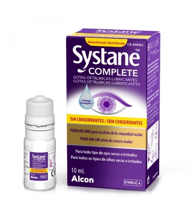 Systane Complete Gotas Oftálmicas Lubricantes sin Conservantes 10ml Systane Complete Gotas Oftálmicas Lubricantes sin Conservantes 10ml