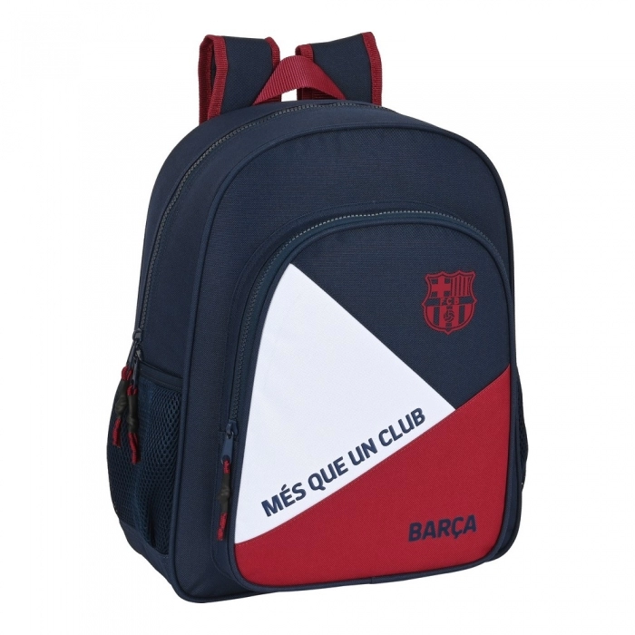 Mochila Escolar F.C. Barcelona Azul Granate (32 x 38 x 12 cm)