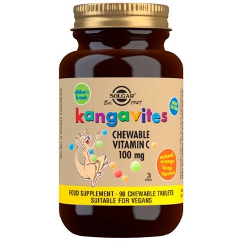 Kangavites Vitamina C Sabor a naranja natural 100 mg Kangavites Vitamina C Sabor a naranja natural 100 mg