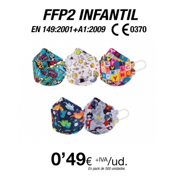 FFP2 Infantil Nuevo Surtido Niño 20 uds FFP2 Infantil Nuevo Surtido Niño 20 uds