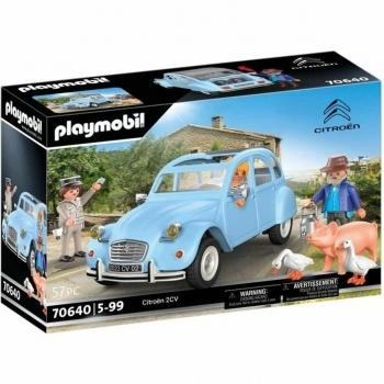 Playset de Vehículos Playmobil Citroen 2CV 70646 Coche Azul 57 Piezas