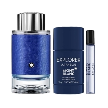 Set Explorer Ultra Blue 100ml + 7,5ml + Deodorant Stick 75g