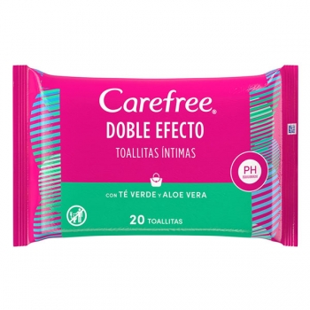 Toallitas Íntimas con Té Verde y Aloe Vera