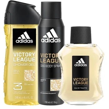 Set Victory League 100ml + Shower Gel 250ml + Deo Spray 150ml