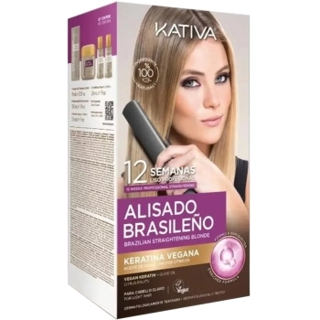 Alisado Brasileño Keratina Vegetal Para Cabello Claro
