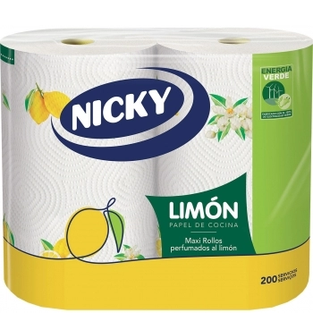 Papel de Cocina Maxi Rollos Perfumados al Limón