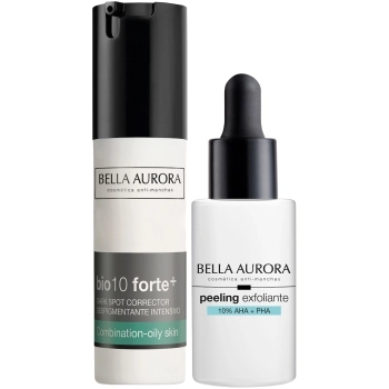 Set Bio10 Forte+ Serum Piel Mixta-grasa 30ml + Peeling Exfoliante 30ml