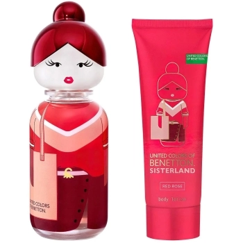 Set Sisterland Red Rose 80ml + Body Lotion 75ml