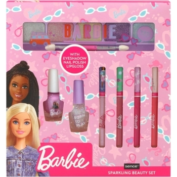 Set Barbie Paleta Eyeshadow + Lip Gloss (4uds) + NAil Polish (2uds)