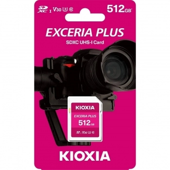 Tarjeta de Memoria Micro SD con Adaptador Kioxia PLUS UHS-I C10 R98 512 GB