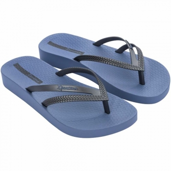 Chanclas para Mujer Ipanema Bossa Soft V Azul Chanclas para Mujer Ipanema Bossa Soft V Azul