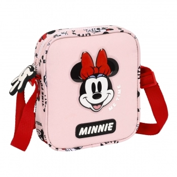 Bolso Bandolera Minnie Mouse Me time (16 x 18 x 4 cm)