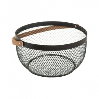 Cesta de Varilla 5five Noir Kitchen Negro Metal