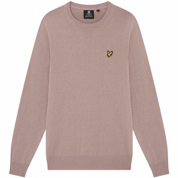 Sudadera sin Capucha Hombre Lyle & Scott V1-Crew Salmón Sudadera sin Capucha Hombre Lyle & Scott V1-Crew Salmón