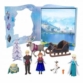Playset Princesses Disney Kristoff, Anna, Elsa and Olaf Frozen