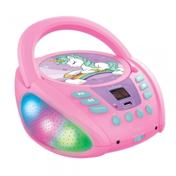 Reproductor CD/MP3 Lexibook Bluetooth Rosa Infantil Unicornio