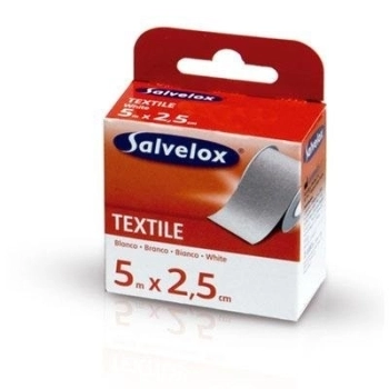 Esparadrapo salvelox textil 5x2,5 