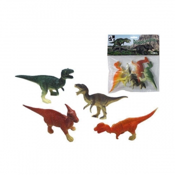 Set de Figuras 20 x 26 x 3 cm 4 Piezas Dinosaurios