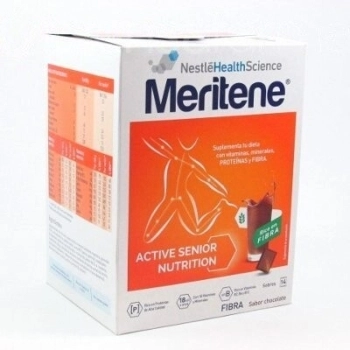 Meritene fibra chocolate 30 g 14 sob