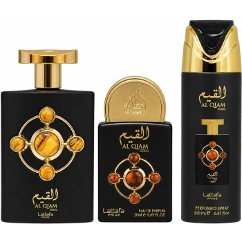 Set Al Qiam Gold 100ml + 20ml + Desodorante 200ml