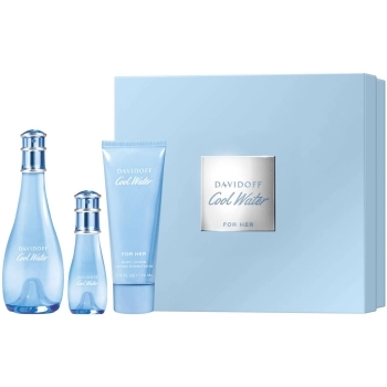 Set Cool Water Woman 100ml + 15ml + Body Lotion 75ml
