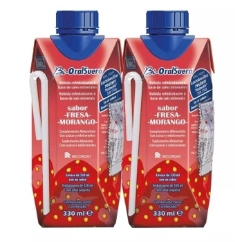 Bioralsuero fresa 2u x 330 ml