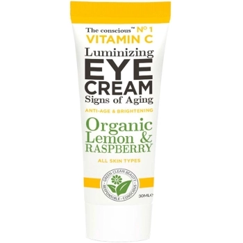 VITAMIN C Luminizing Eye Cream Organic Lemon & Raspberry