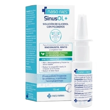 Naso faes sinusol+ 1 spray nasal 15 ml
