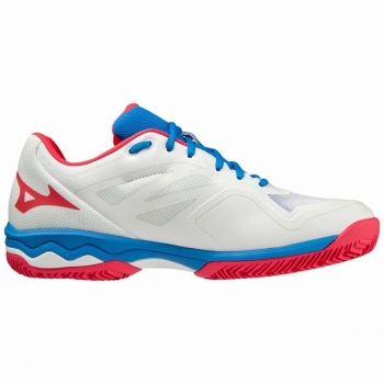 Zapatillas de Padel para Adultos Mizuno Wave Exceed Light Blanco Hombre Zapatillas de Padel para Adultos Mizuno Wave Exceed Light Blanco Hombre