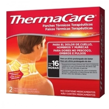 Thermacare parche térmico cuello hombro muñeca 2 parches