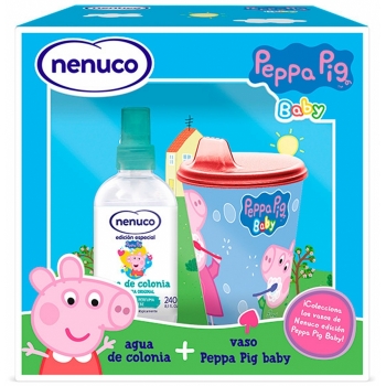 Set Agua de Colonia 240ml + Vaso Peppa Pig Baby
