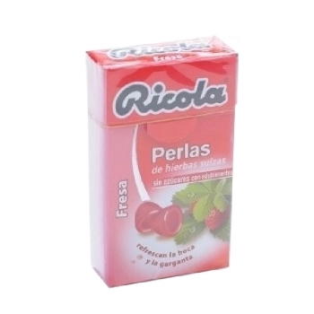 Ricola perlas fresa 25 g