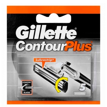 Gillette Contour Plus 5 recargas