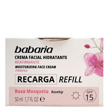 Crema Facial Hidratante Reafirmante SPF15 Rosa Mosqueta